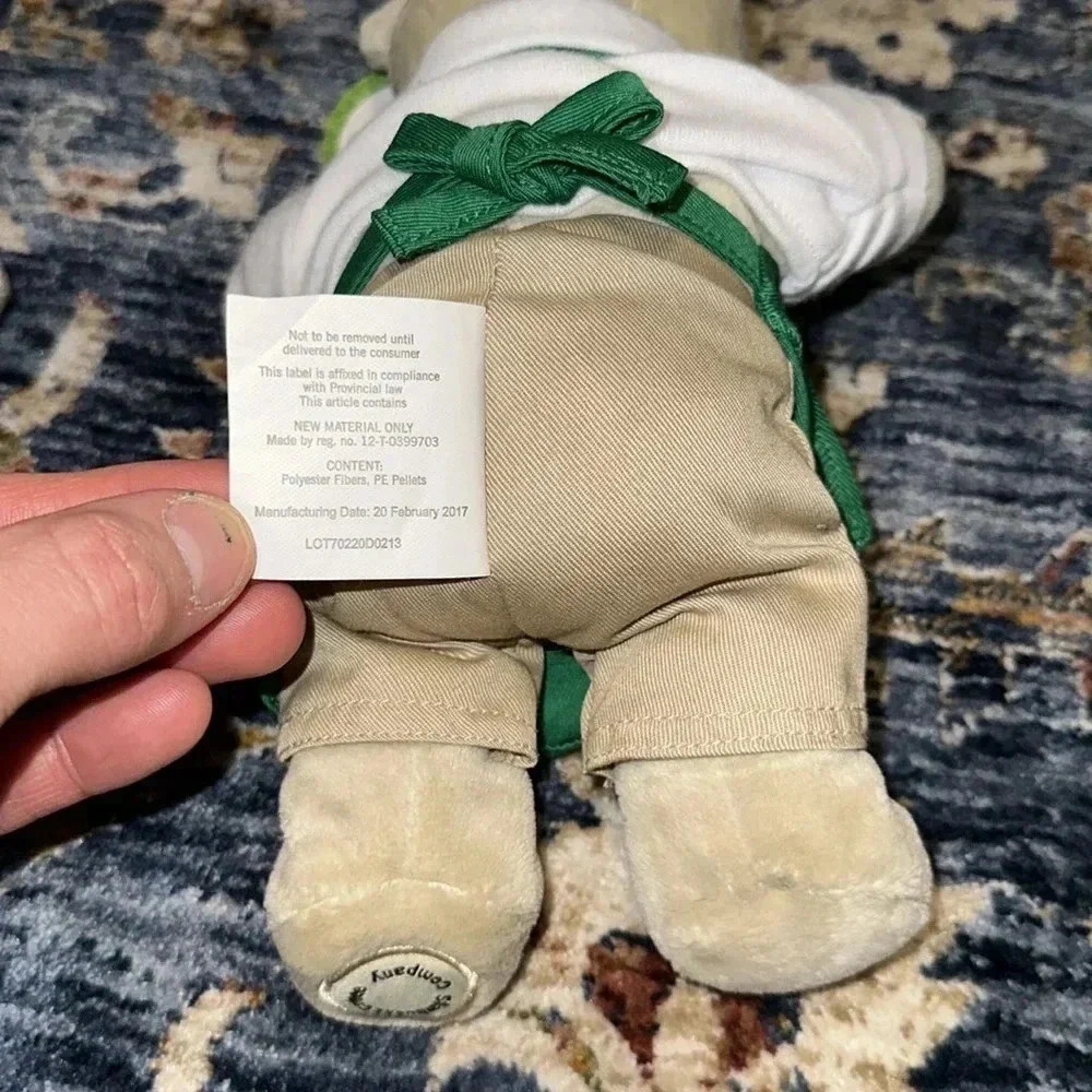 2017 thailand starbucks bearista teddy bear with green starbucks apron - Picture 8 of 8